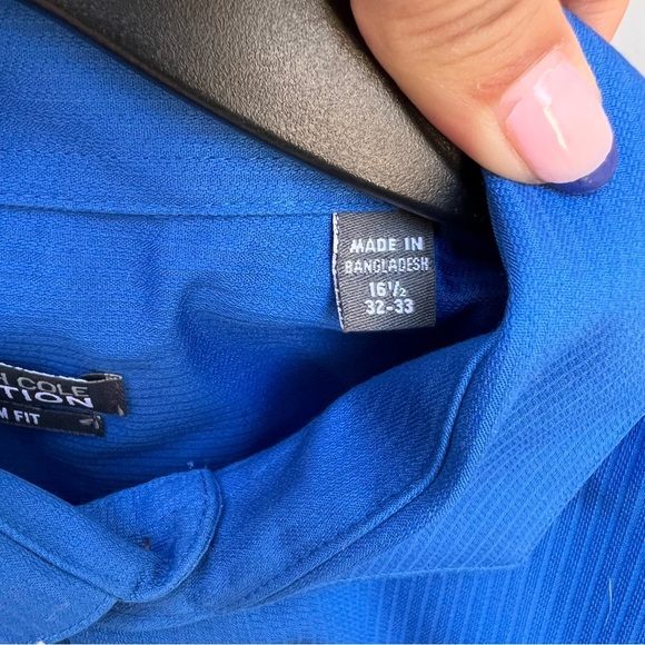 Kenneth Cole Reaction Vibrant Blue Dress Shirt - Picture 2 of 6